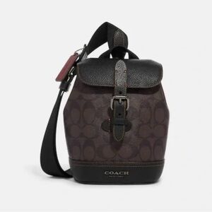 Coach Hudson Black and Brown Men's Bag